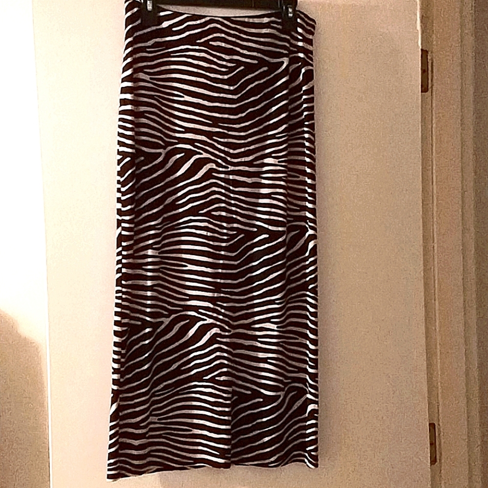 Zebra Pencil Skirt